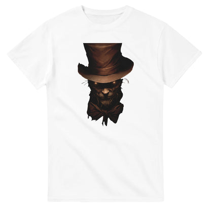 Mysterious Glimmering Eyes on a Heavyweight T-shirt