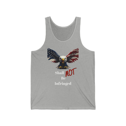 Shall Not Be Infringed Patriotic Eagle on a Premium Tank Top