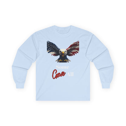 Some Gave All Patriotic Eagle on a long sleeve tee