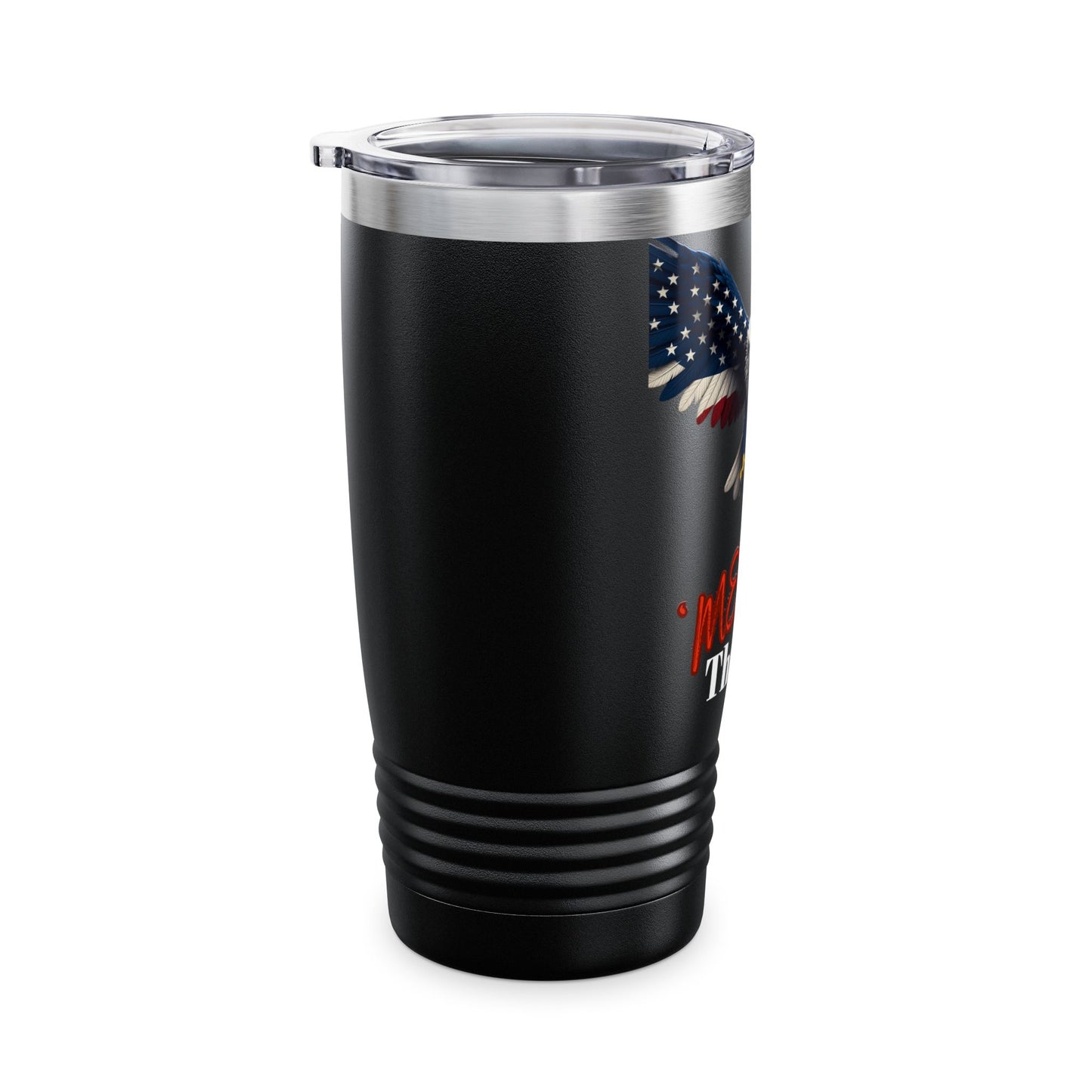Merica. That's It Patriotic Eagle on a 20oz Insulated Tumbler