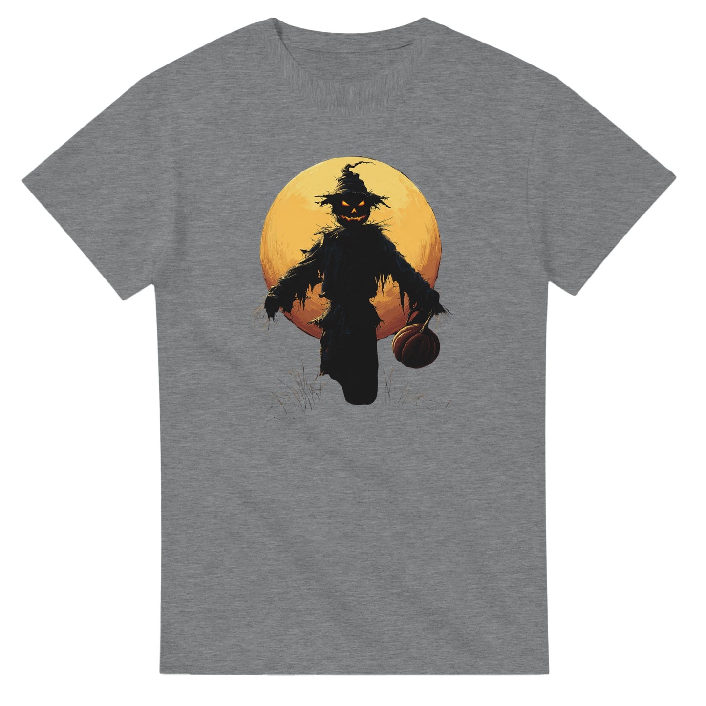 Haunted Scarecrow on a Heavyweight T-shirt