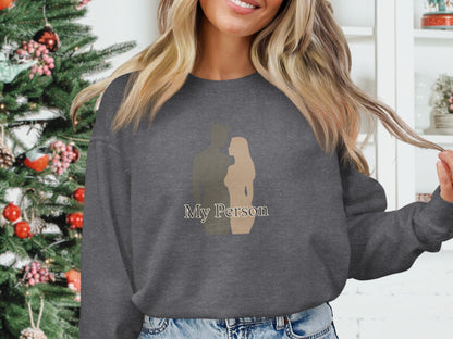 My Person Silhouette Graphic Long Sleeve Shirt