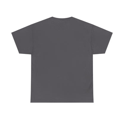 Engraved Eagle - American Made - text on the top of a Heavyweight T-shirt