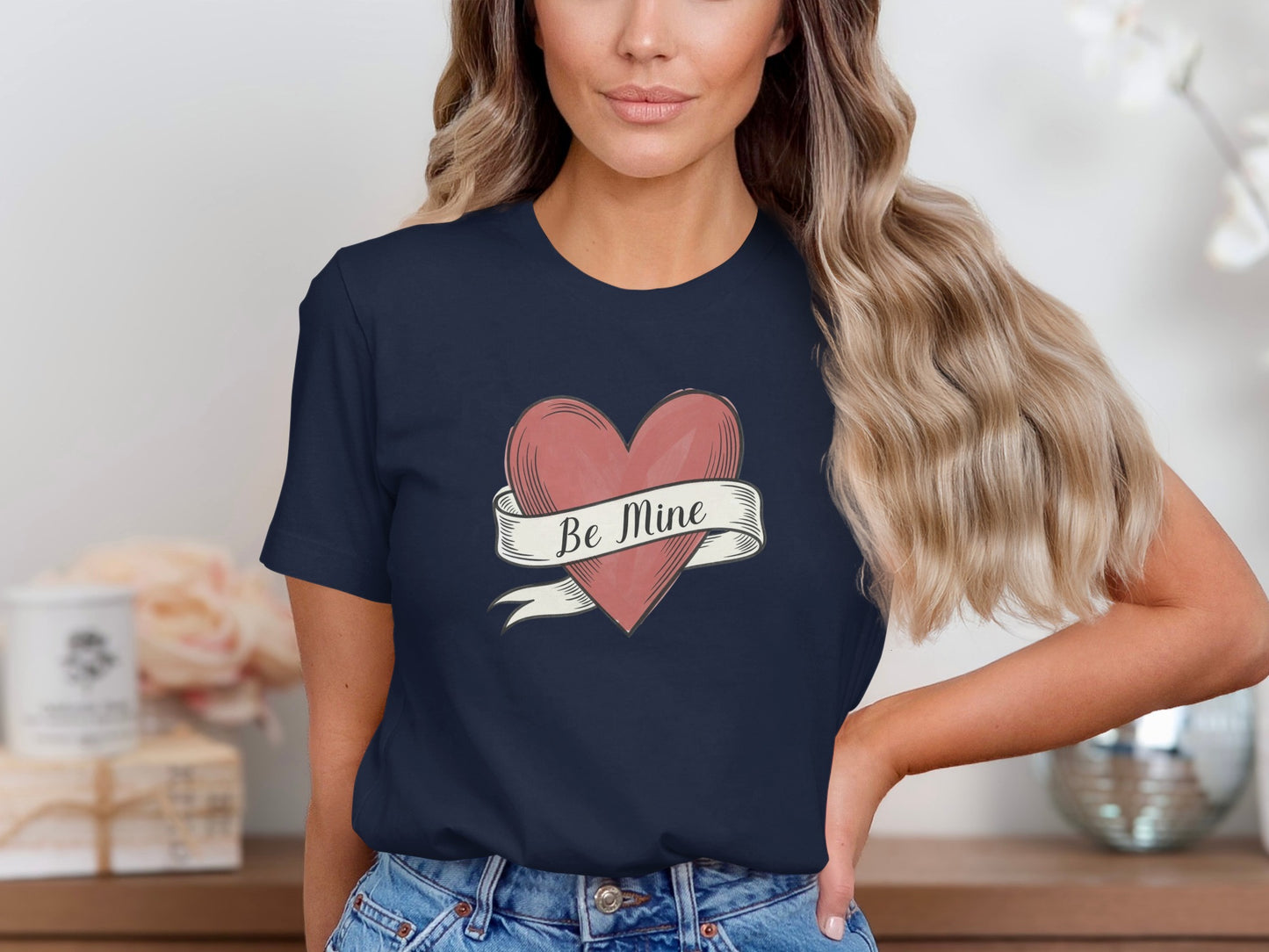 Be Mine phrase on a Premium Tee