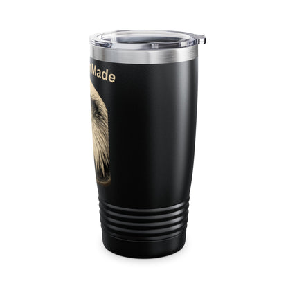 American Made text at the top of a 20oz Insulated Tumbler