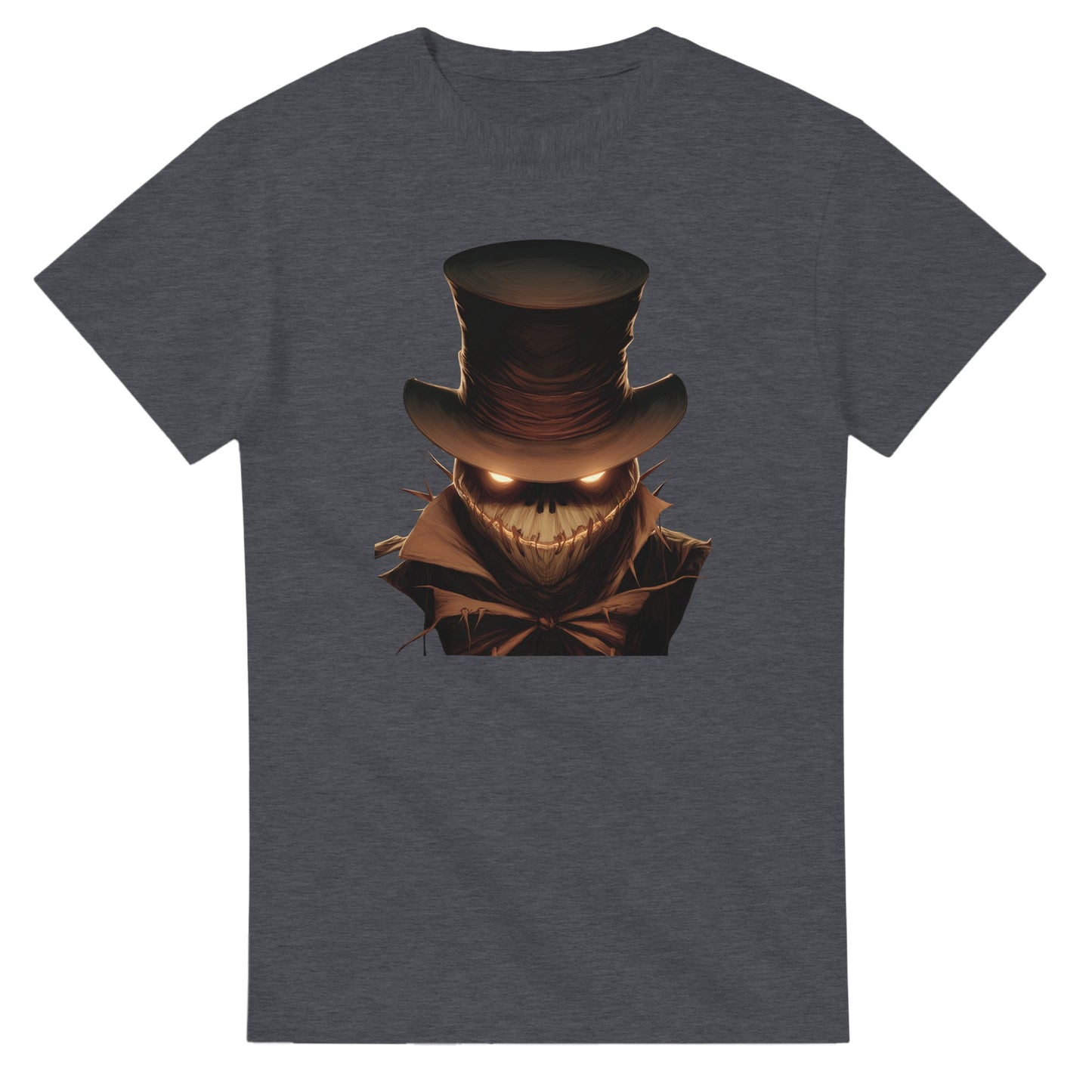 Eerie Glow Scarecrow on a Heavyweight T-shirt