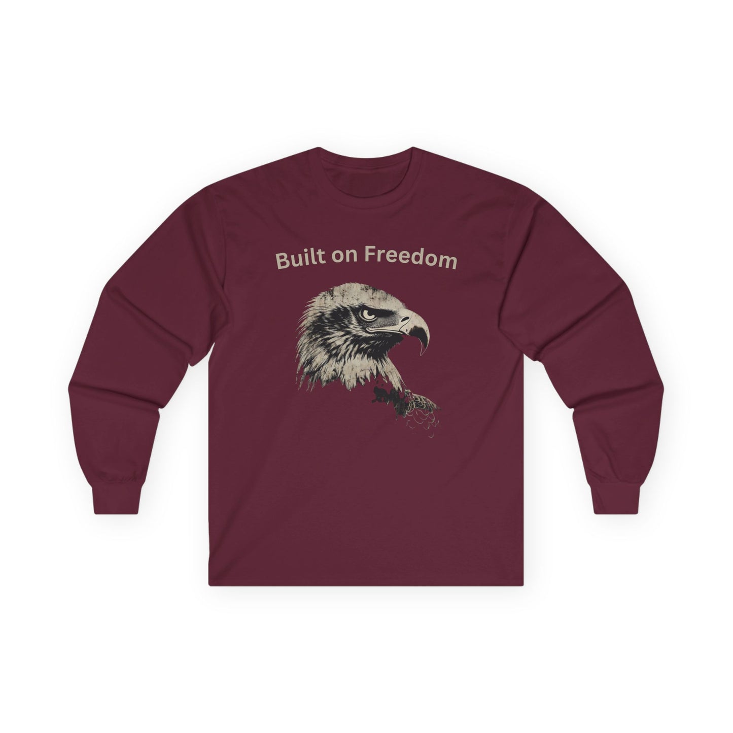 Heritage Eagle - Built of Freedom - Top – Long-Sleeve Tee