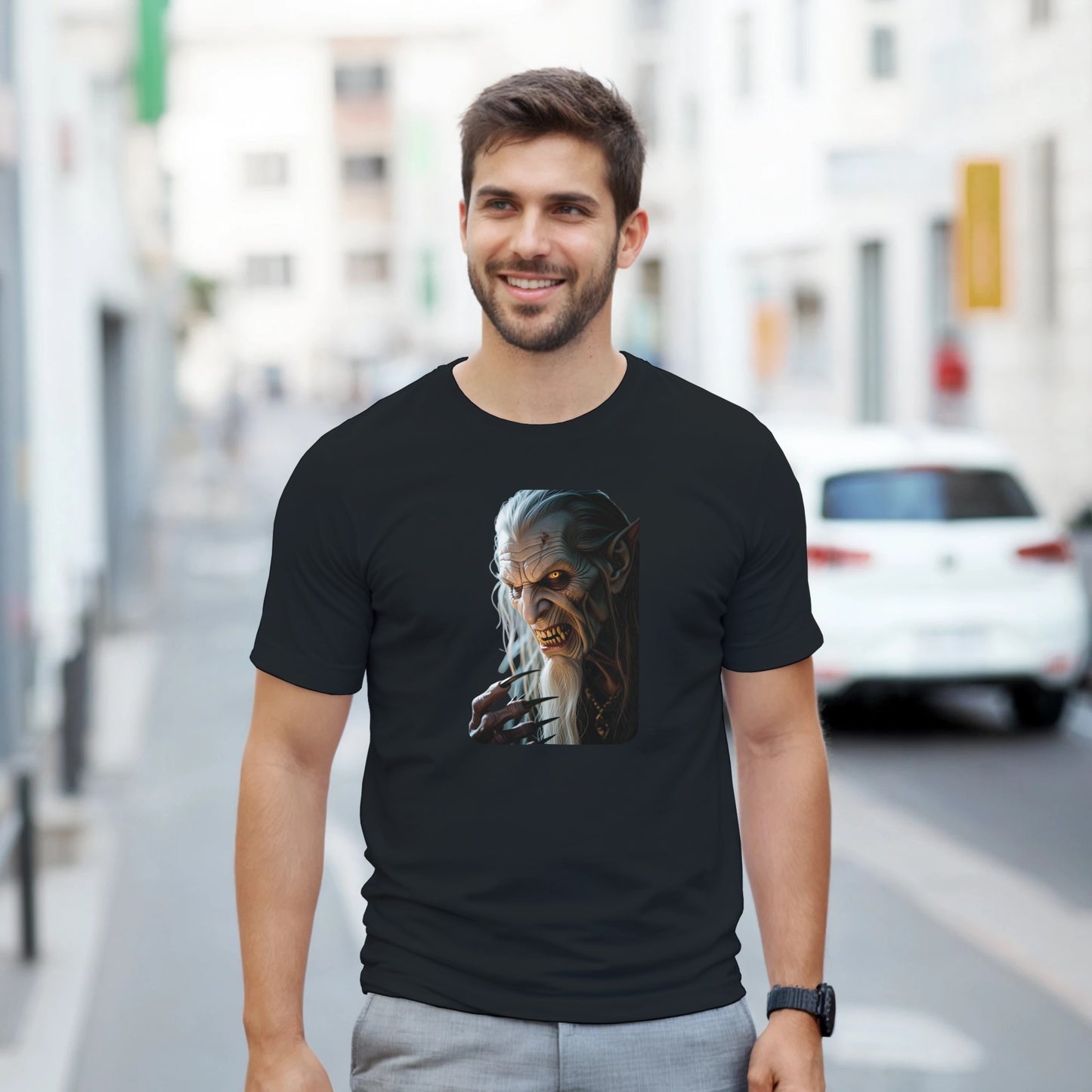 Cute Lil' Vampire on a Heavyweight T-shirt