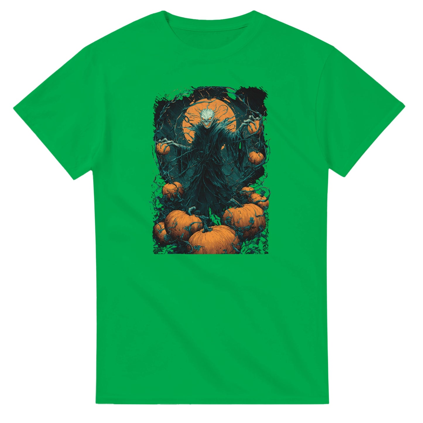 Spooky Pumpkin King on a Heavyweight T-shirt