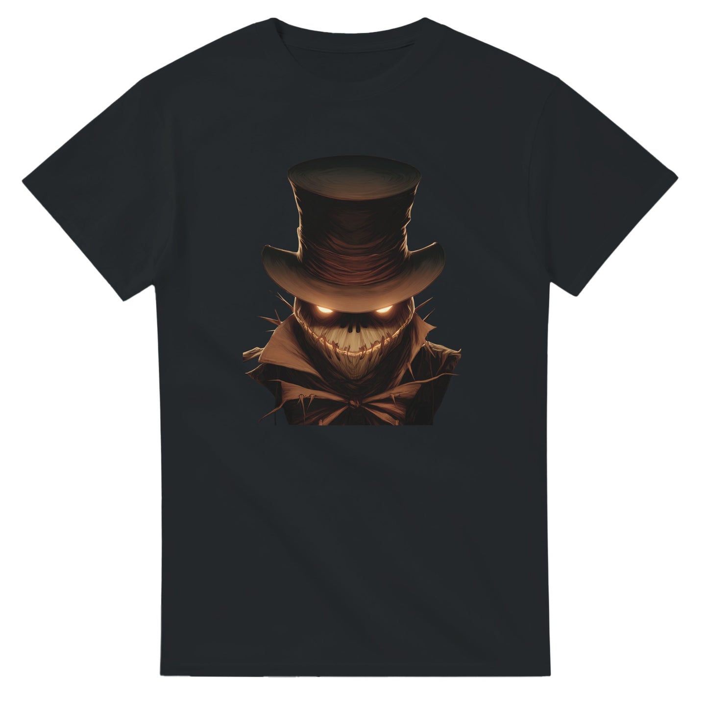 Eerie Glow Scarecrow on a Heavyweight T-shirt