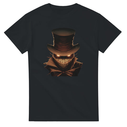 Eerie Glow Scarecrow on a Heavyweight T-shirt