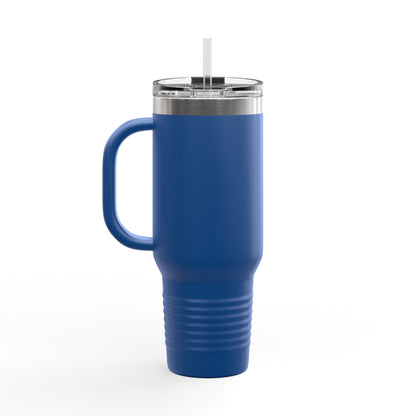 American Made text on the muted of a  40oz Insulated Travel Mug