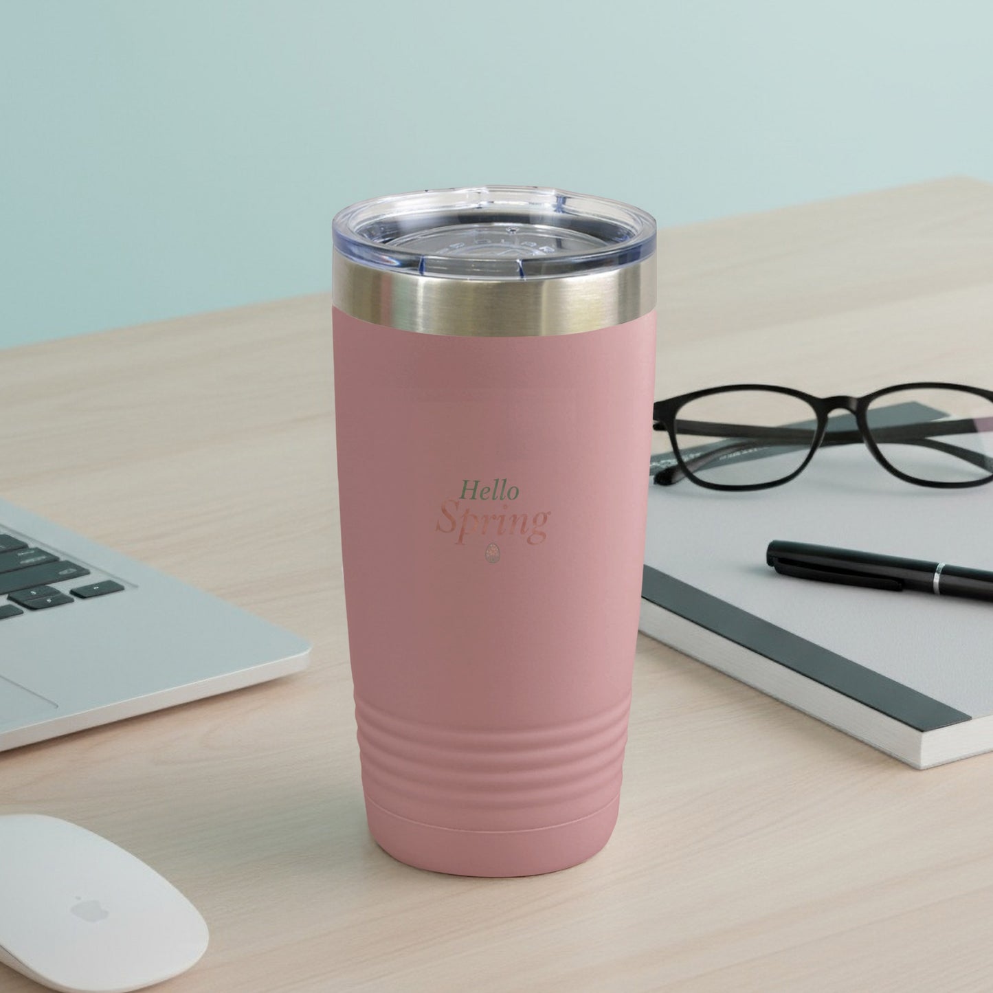 Hello Spring Insulated Travel Tumbler with Lid