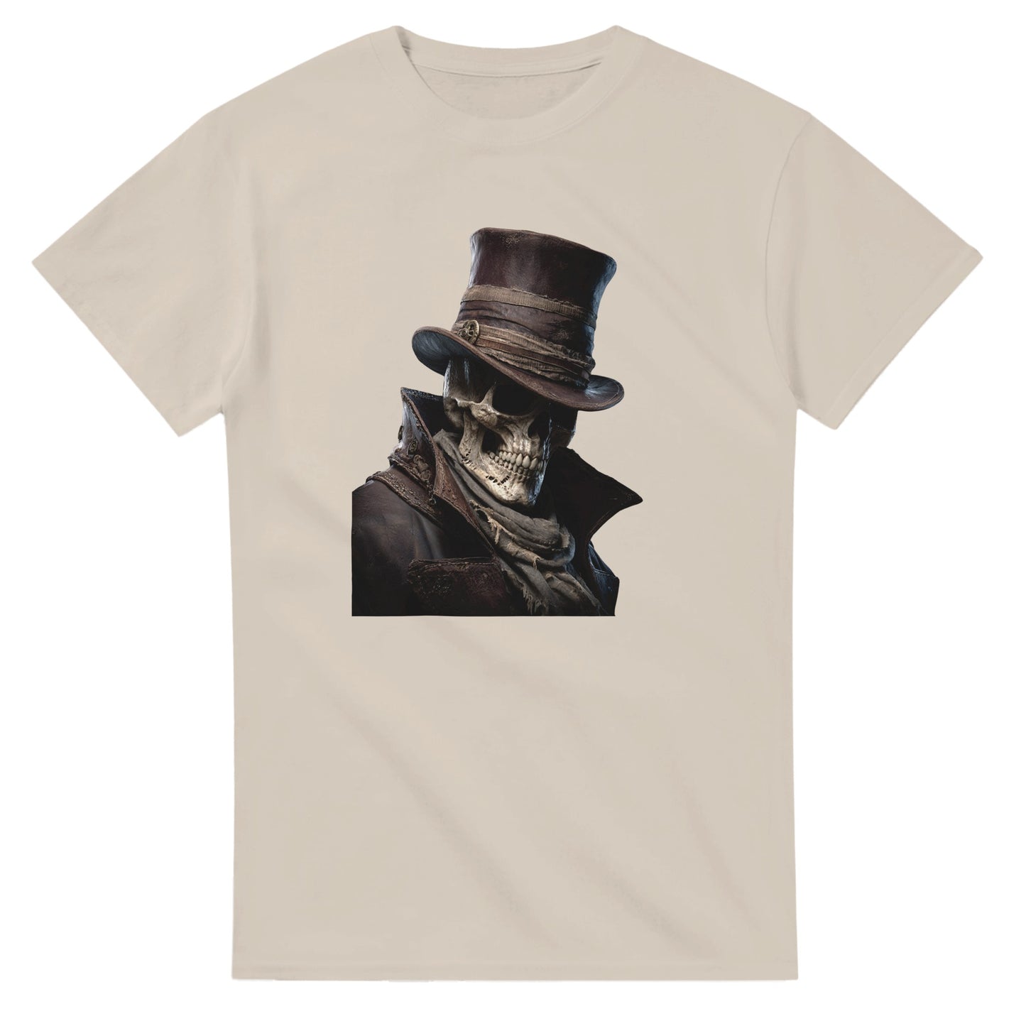 Steampunk Skull on a Heavyweight T-shirt