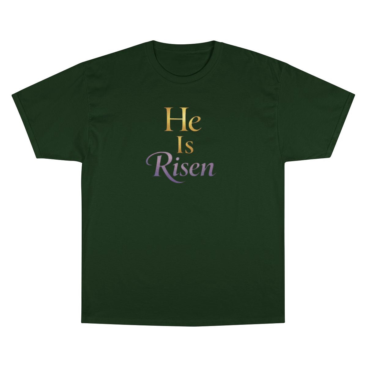 He Is Risen Gold Purple Lettering Divine Message product type
