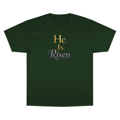 He Is Risen Gold Purple Lettering Divine Message product type