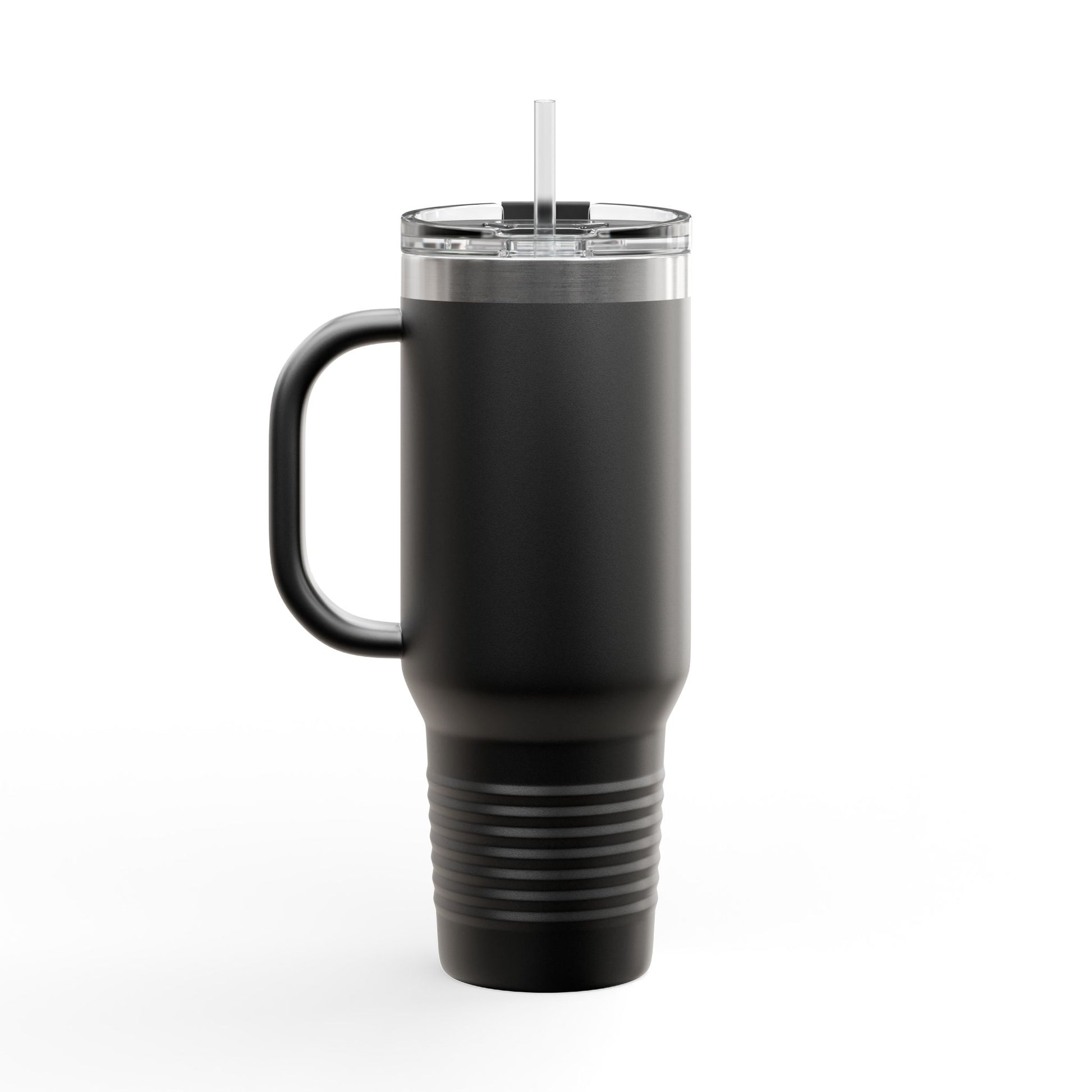 Built of Freedom text on the bottom of a  40oz Insulated Travel Mug