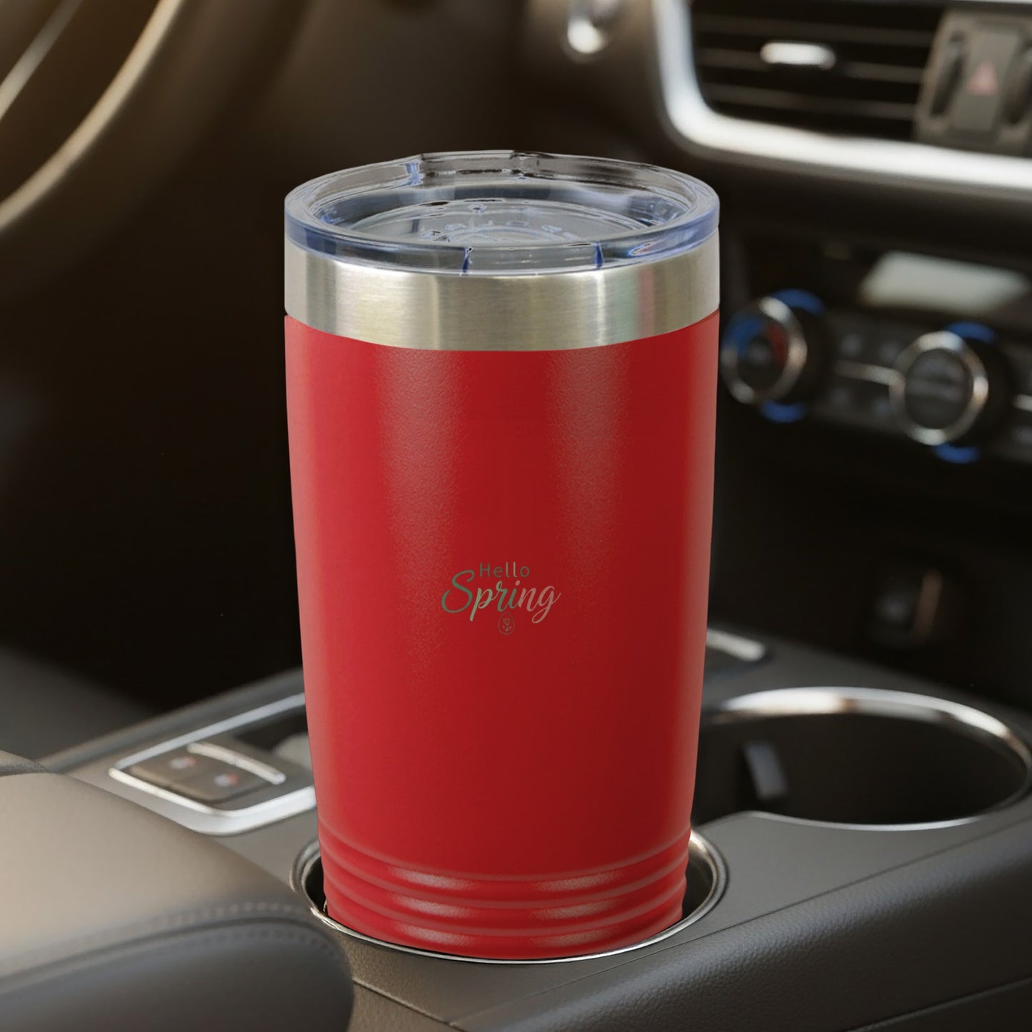 Hello Spring Red Stainless Steel Tumbler product