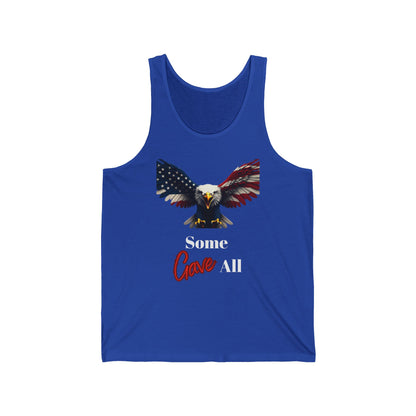 Some Gave All Patriotic Eagle on a Premium Tank Top
