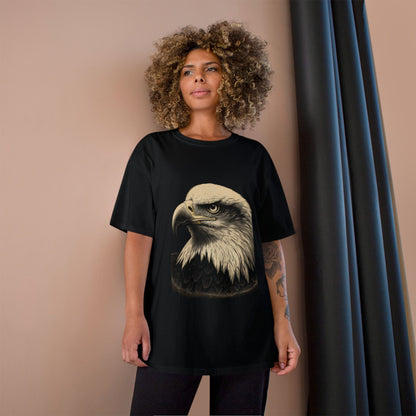 Cabeza de águila grabada – Camiseta Champion