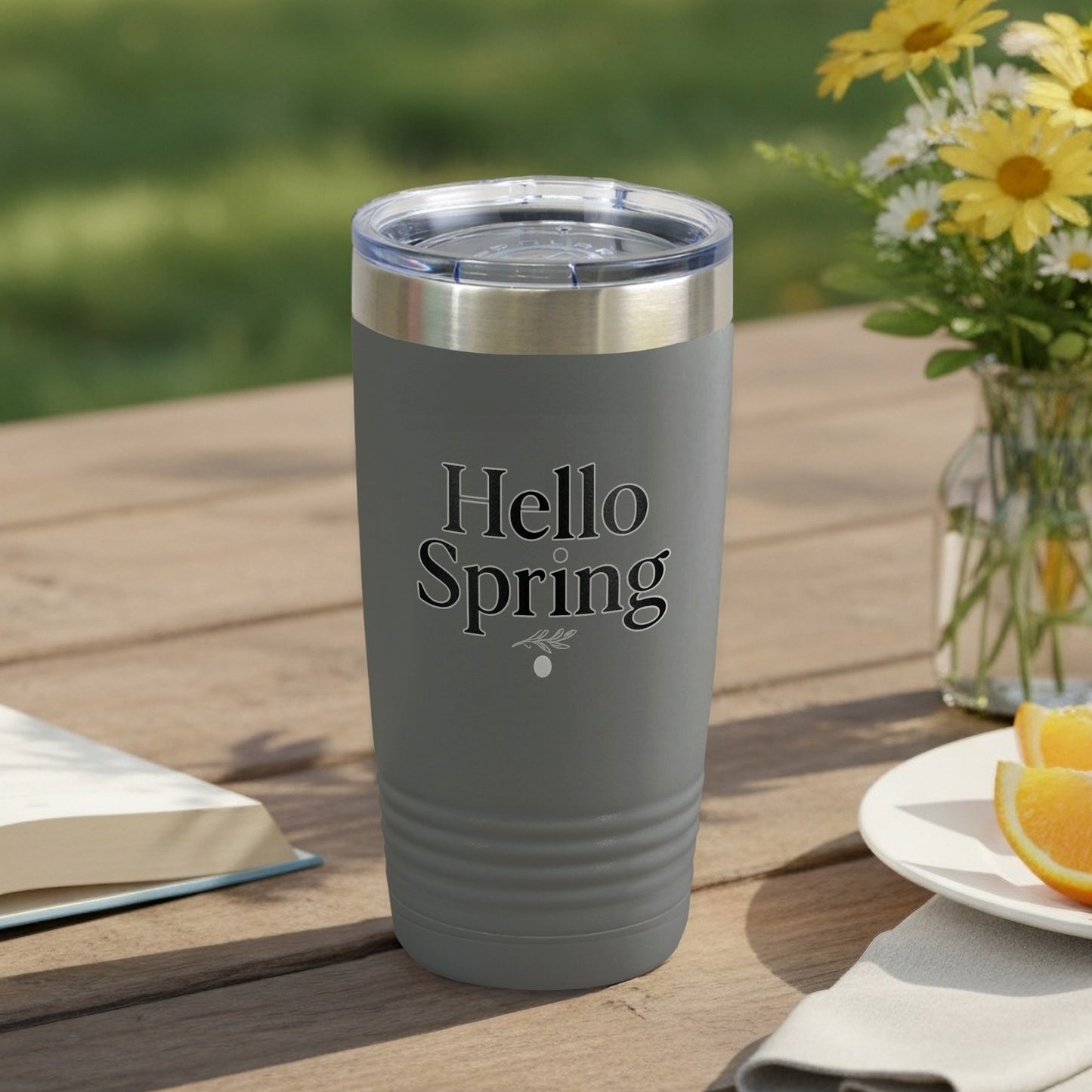Hello Spring Thermal Insulated Tumbler for Travel