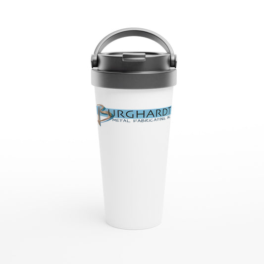 Burghardt Metal Fabricating, Inc. 15oz stainless steel travel mug