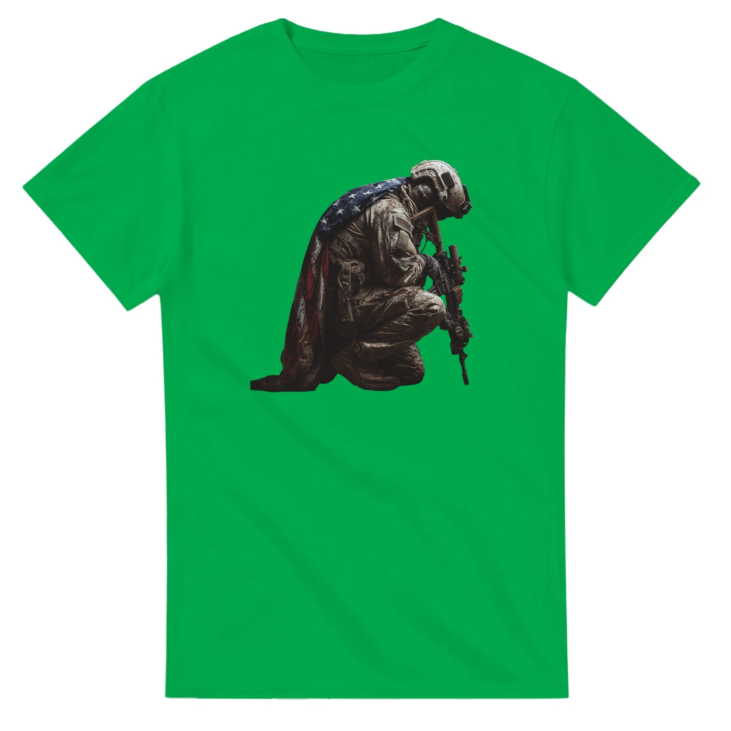 Patriotic Tribute on a heavyweight t-shirt