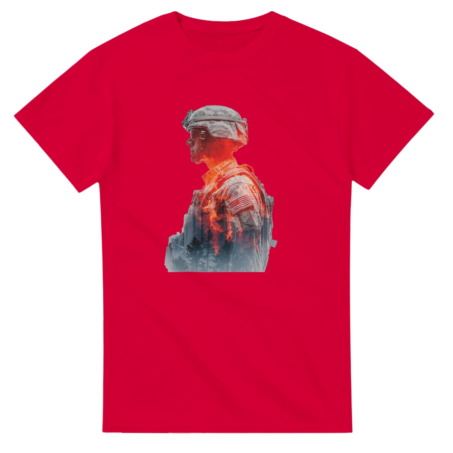Fiery Spirit on a heavyweight t-shirt
