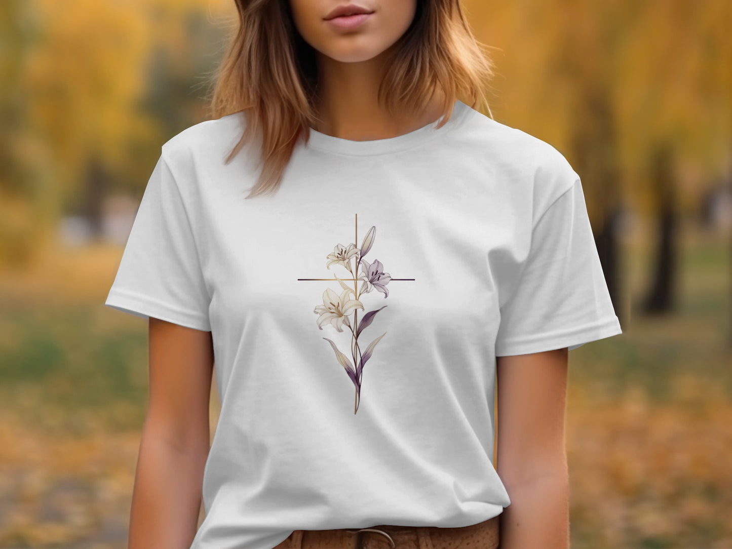 Elegant lily blossom cross graphic white product type
T-shirt
Apparel
Clothing
Lilyflower
Floraldesign
Crossgraphic
Religiousart
Spiritualwear
Graphictee
Whiteteeshirt
Botanicalprint
Womensfashion
Casualtop
Elegantdesign
Modernstyle
Aestheticapparel
Blossomart
Unisexshirt
Christianfashion
Symbolicwear