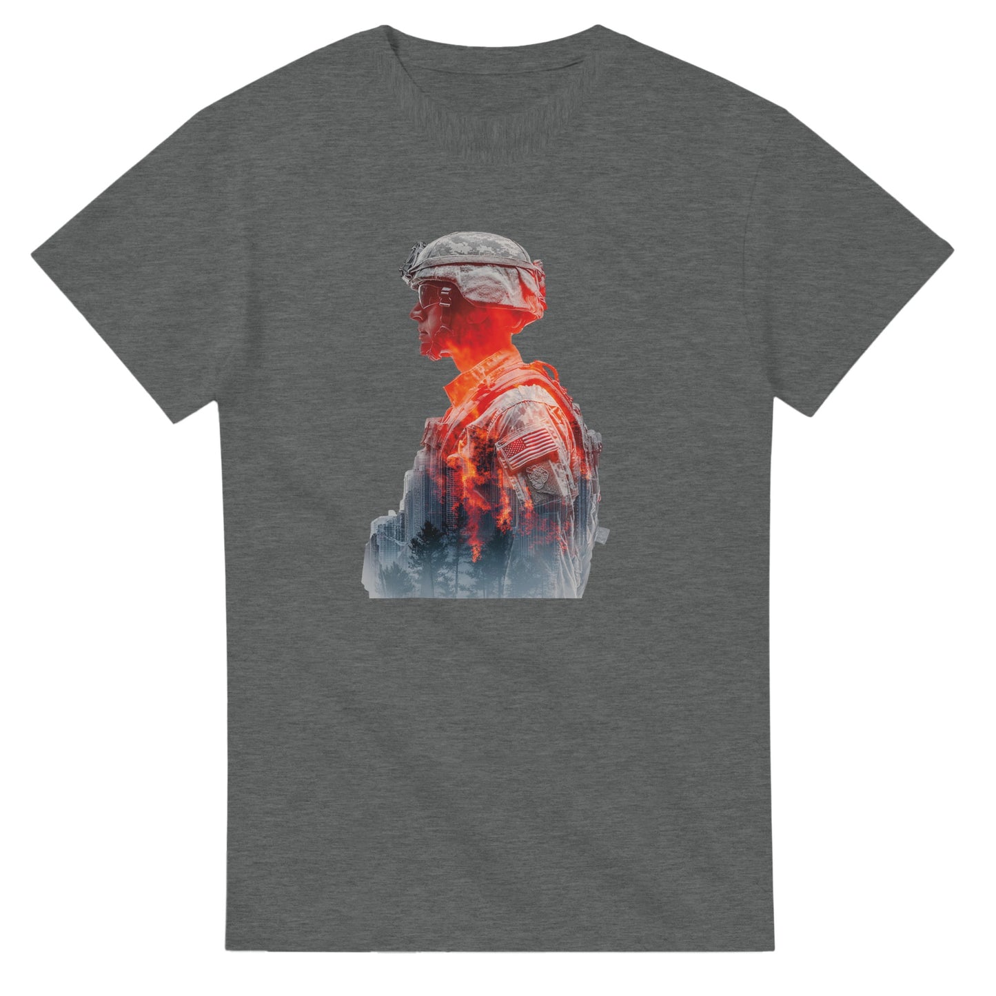 Fiery Spirit on a heavyweight t-shirt