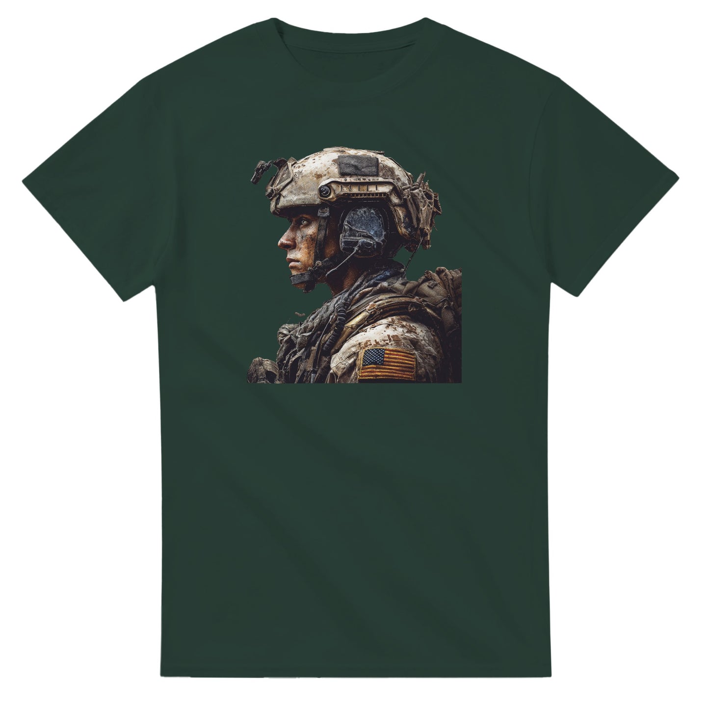 Rugged Patriot on a heavyweight t-shirt