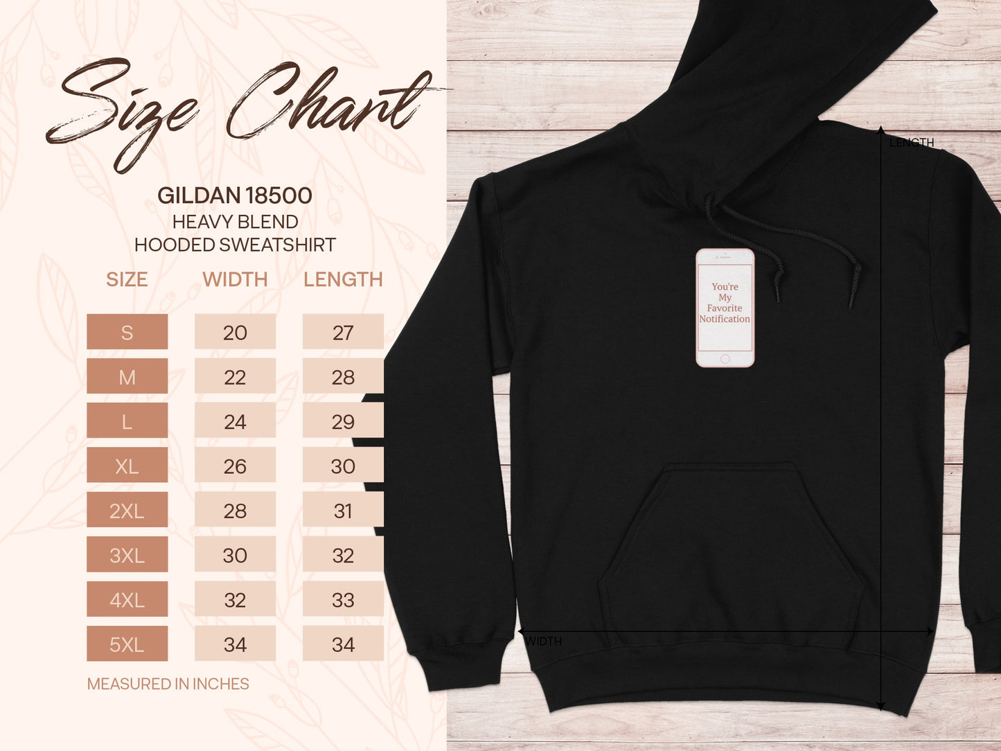Gildan 18500 Hooded Sweatshirt Favorite Notification