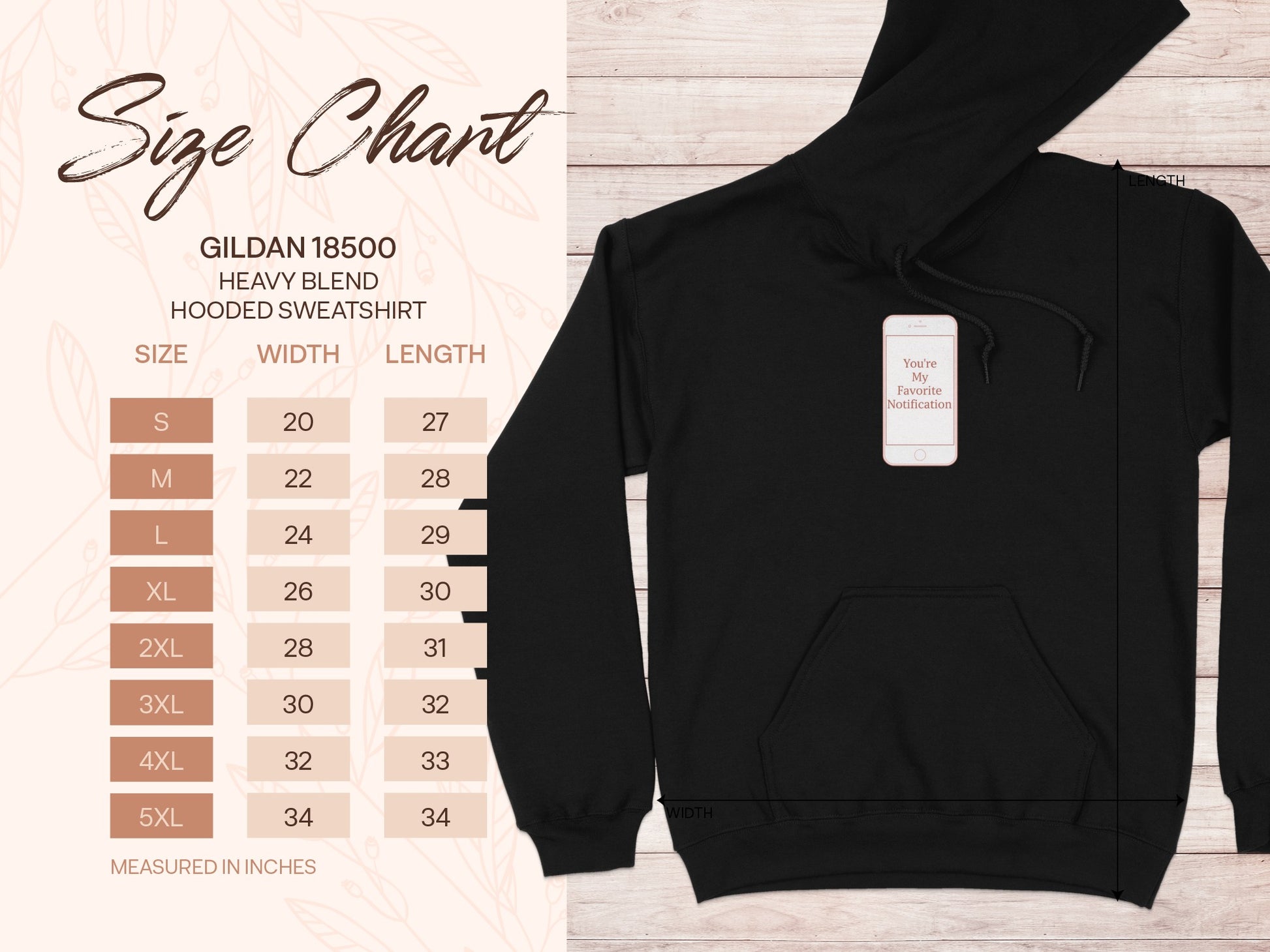 Gildan 18500 Hooded Sweatshirt Favorite Notification