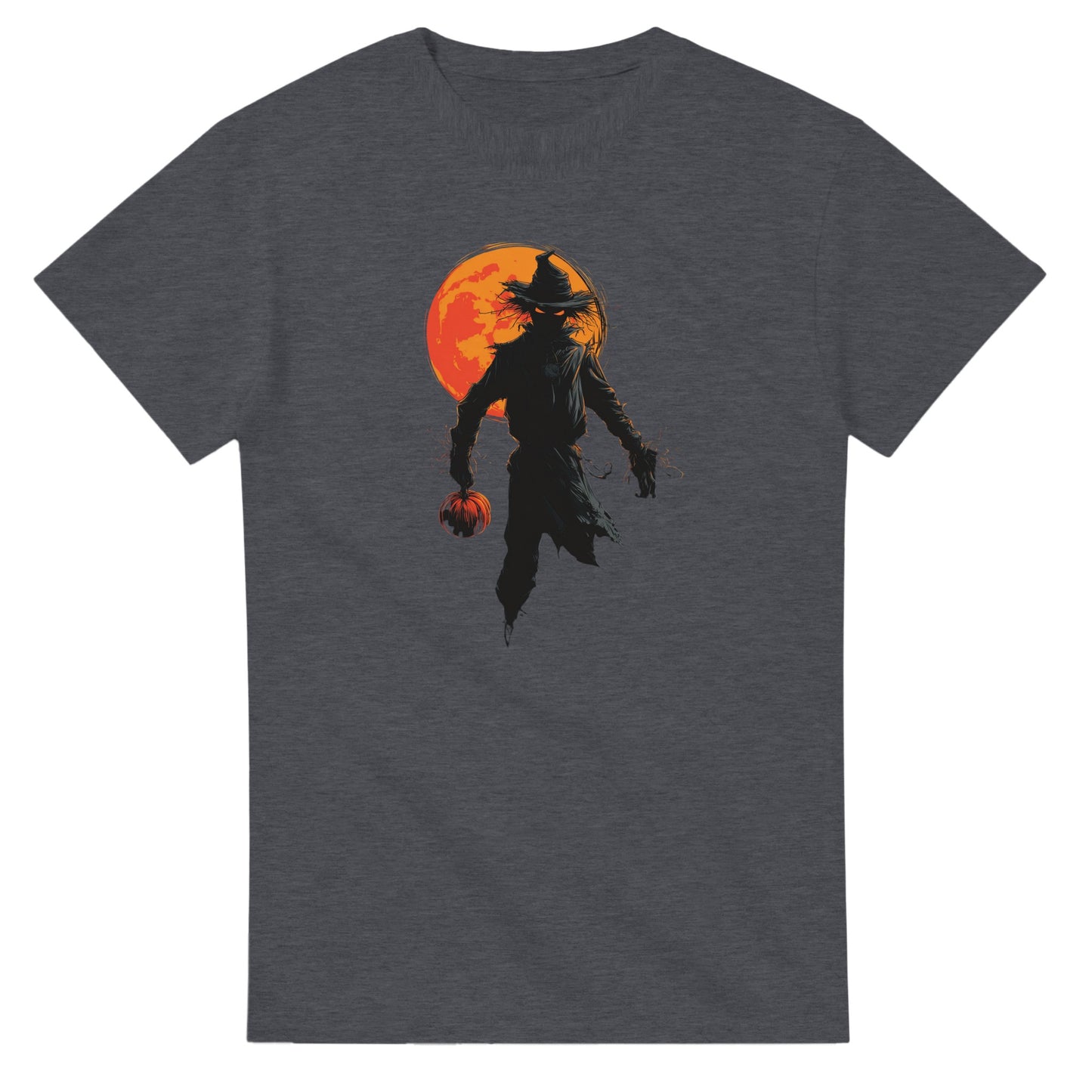 Spooky Scarecrow on a Heavyweight T-shirt