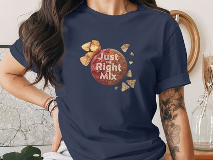 Just the Right Mix Chips and Salsa Graphic T-Shirt