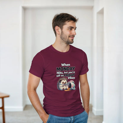 Charming Lil' Caped Vampire on a kids Heavyweight T-shirt