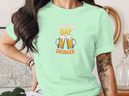 Professional Day Drinker Graphic Tee Shirt