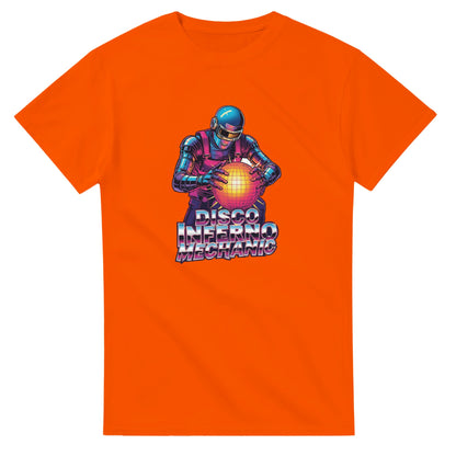 Disco Inferno Mechanic graphic design on a Heavyweight T-shirt