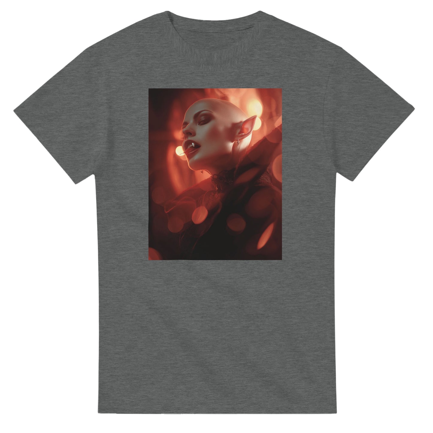 Cute Lil' Vampire on a Heavyweight T-shirt