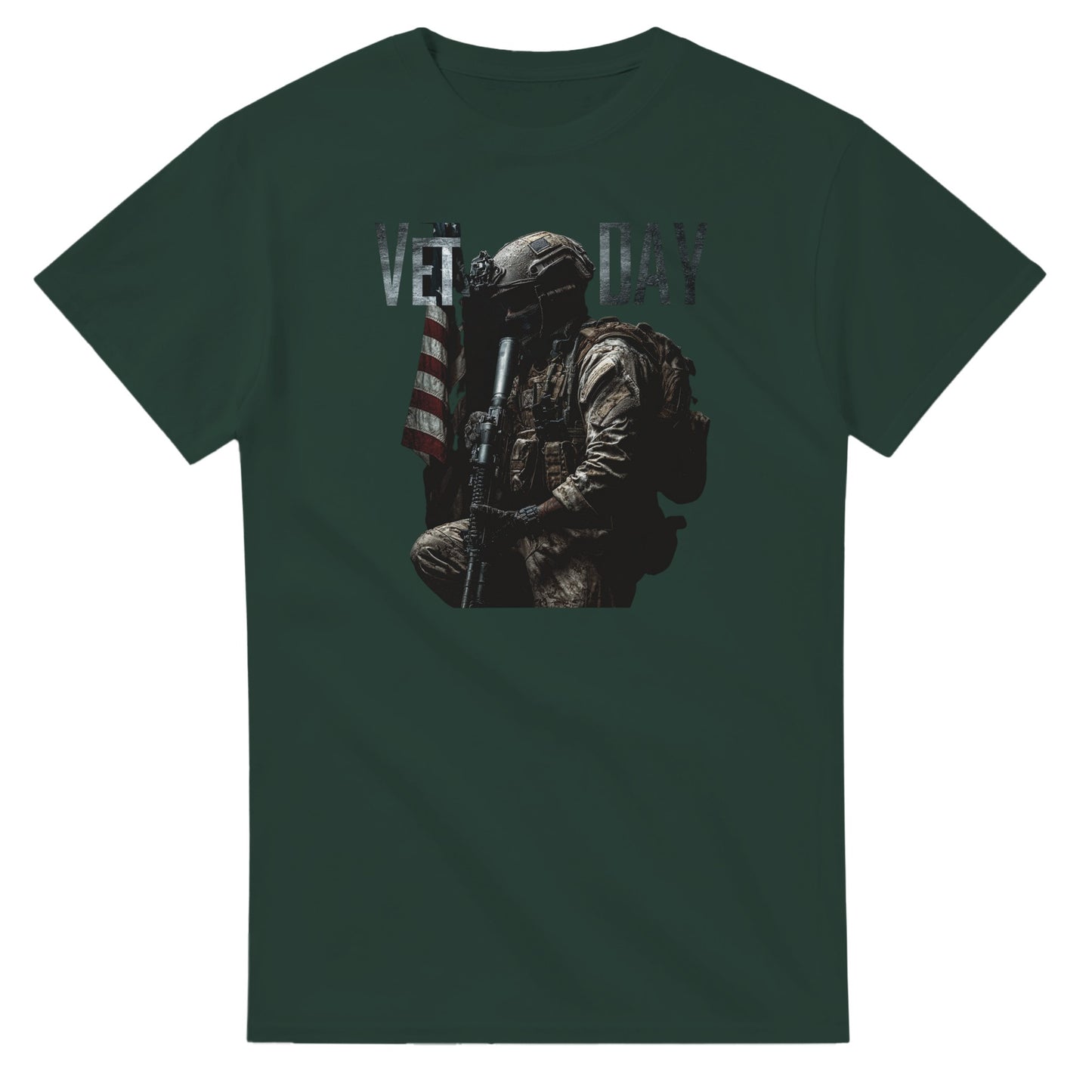 Veteran's Day Tactical Tribute on a heavyweight t-shirt