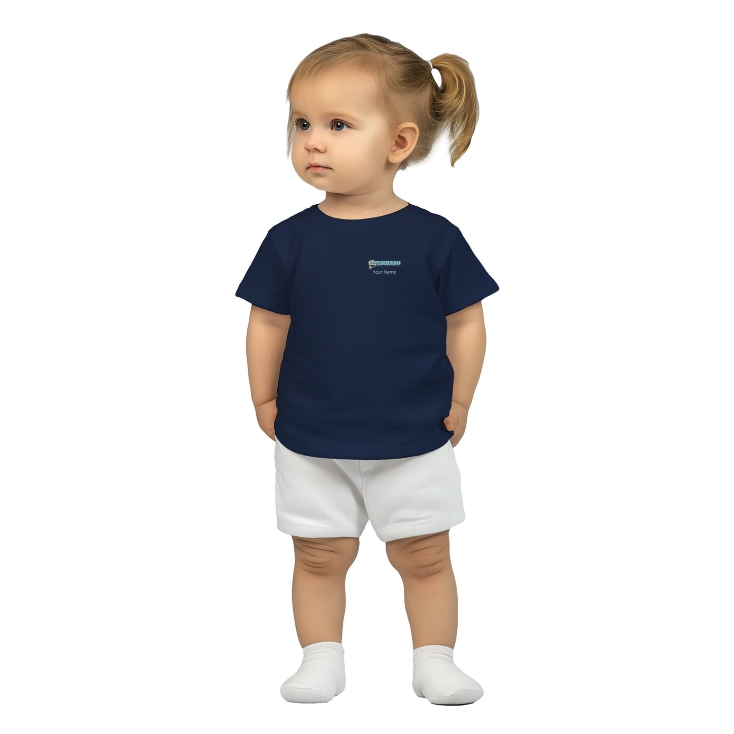 Burghardt Metal Fabricating, Inc., logo on a Baby T-shirt