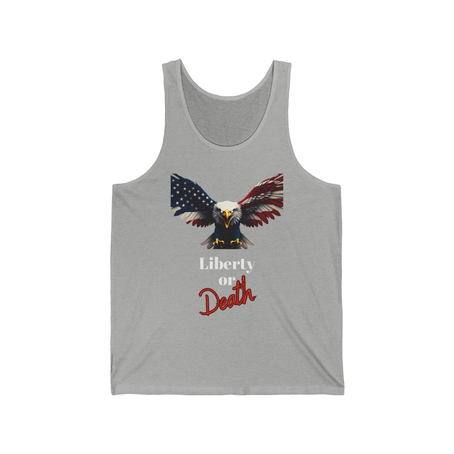 Liberty Or Death Patriotic Eagle - Premium Tank Top