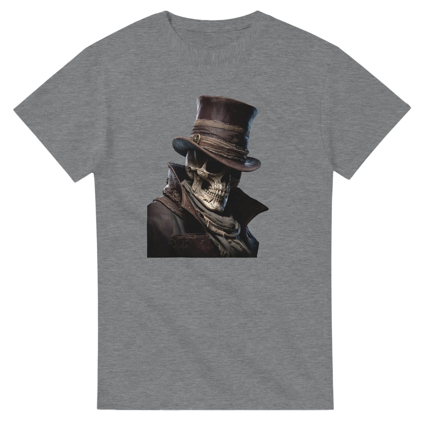 Steampunk Skull on a Heavyweight T-shirt