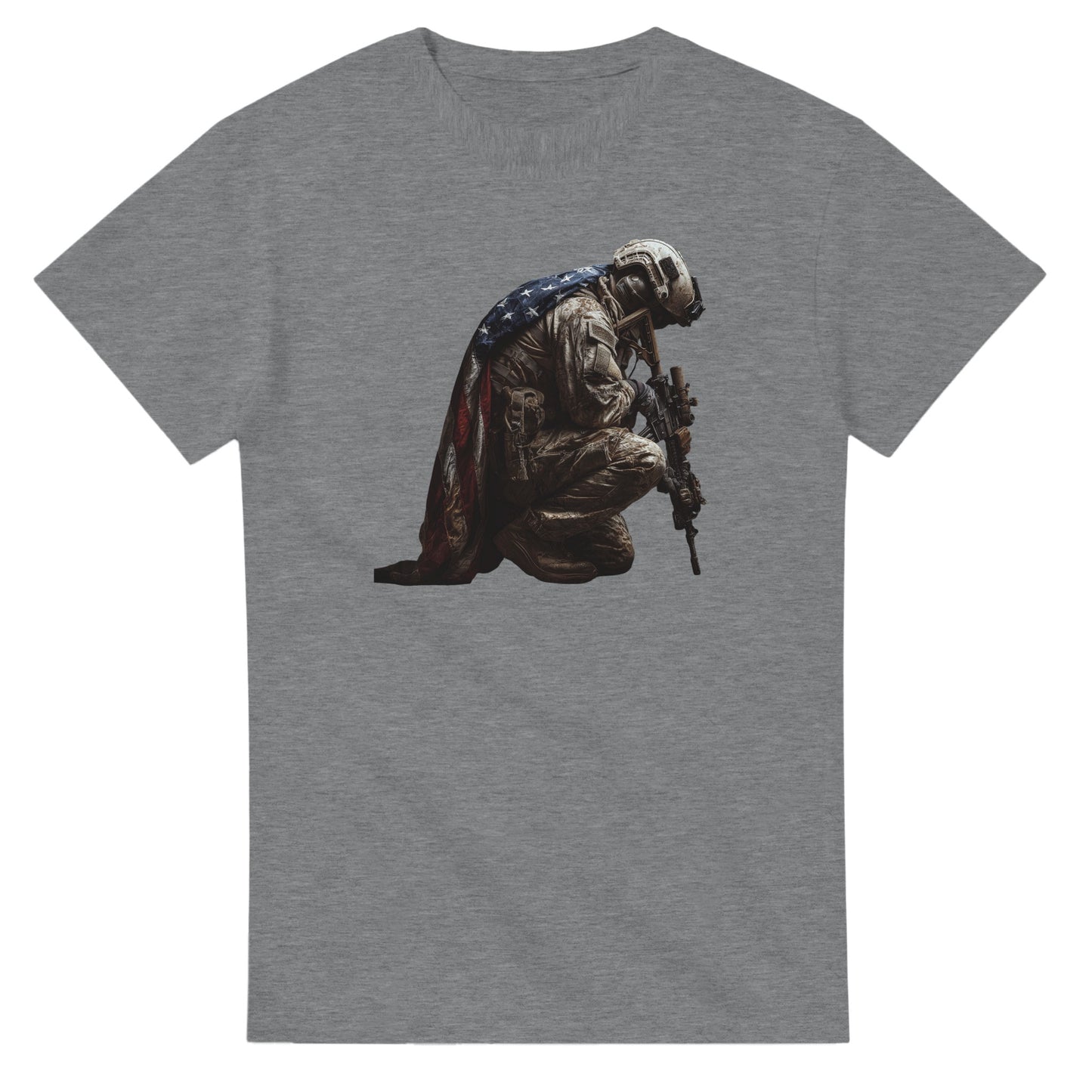 Patriotic Tribute on a heavyweight t-shirt