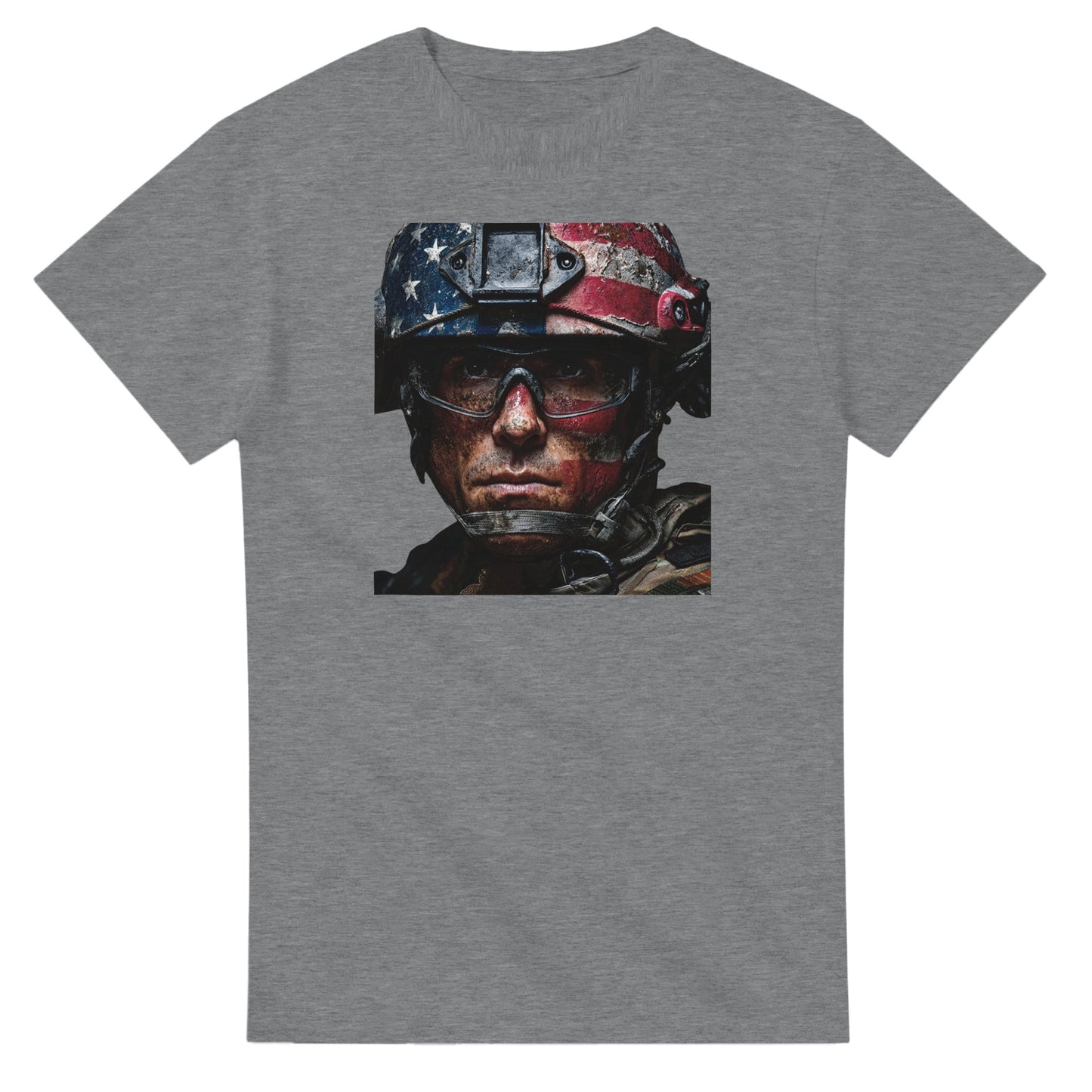 Patriotic Spirit Comfort on a heavyweight t-shirt