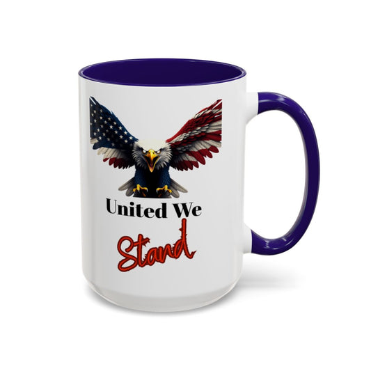 United We Stand Patriotic Eagle Design Mug