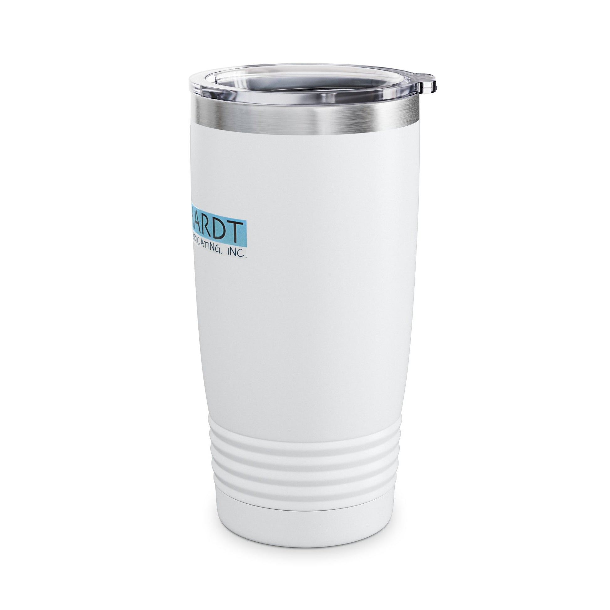 Burghardt Metal Fabricating, Inc., logo on a 20oz Ringneck Tumbler
