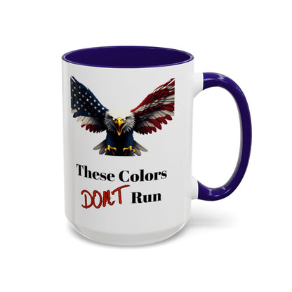 Patriotic Eagle These Colors Don't Run Mug