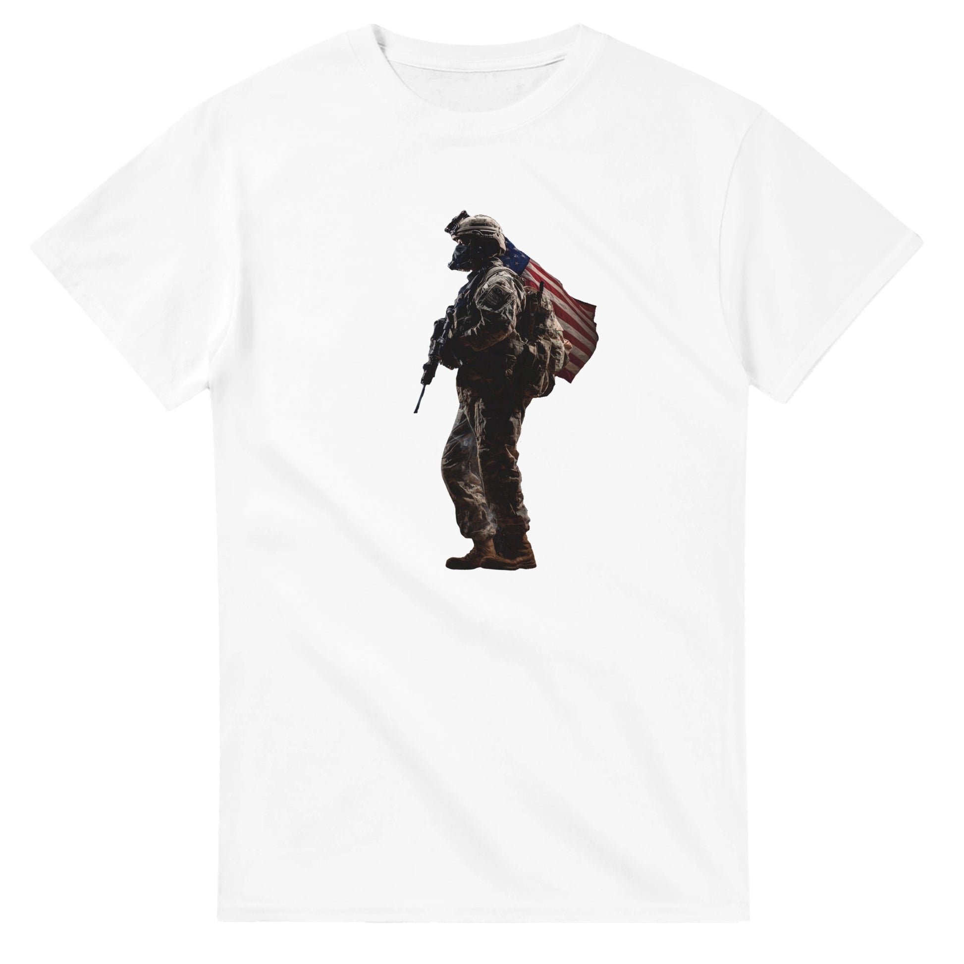 American Patriot on a heavyweight t-shirt
