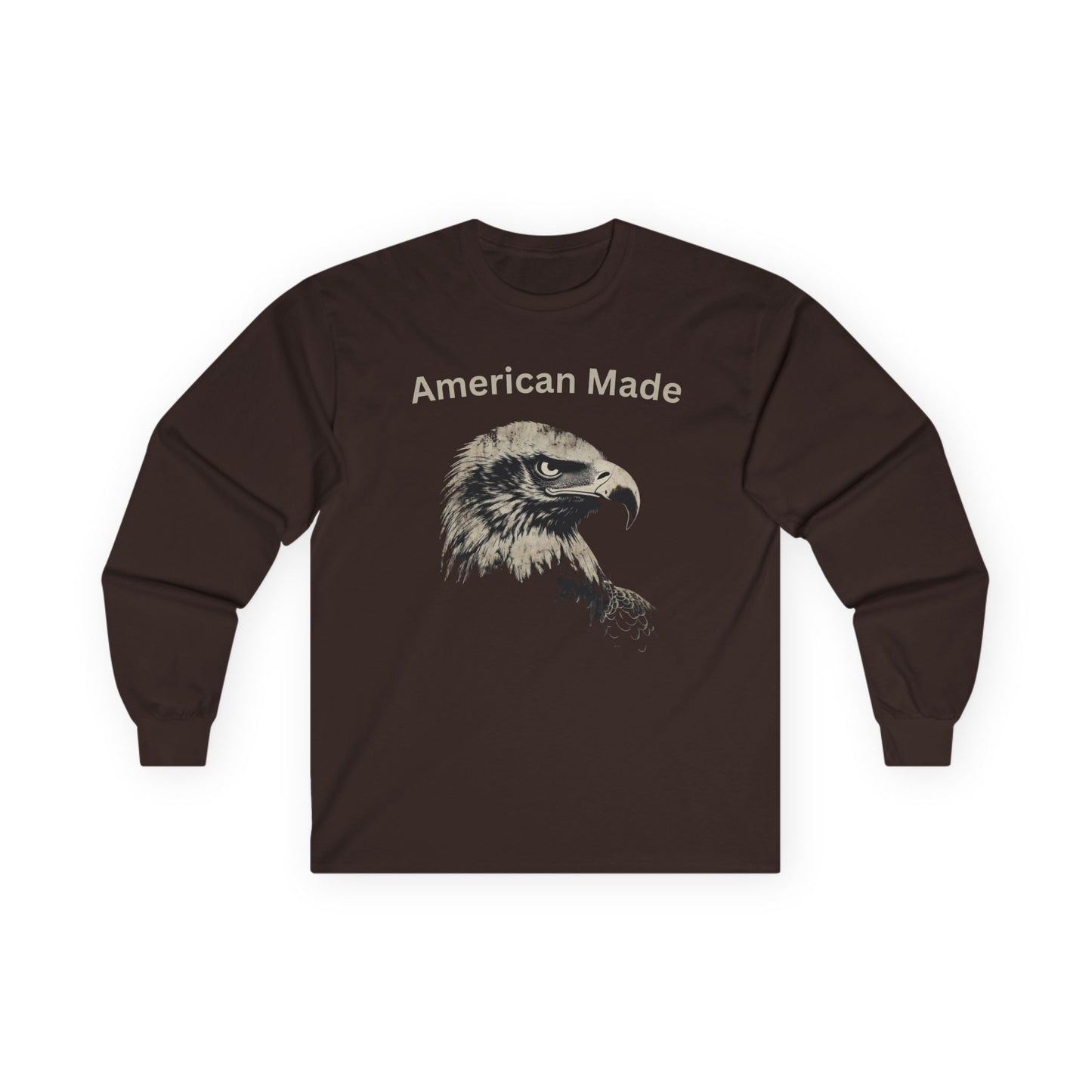 Heritage Eagle - Fabricado en Estados Unidos - Camiseta de manga larga